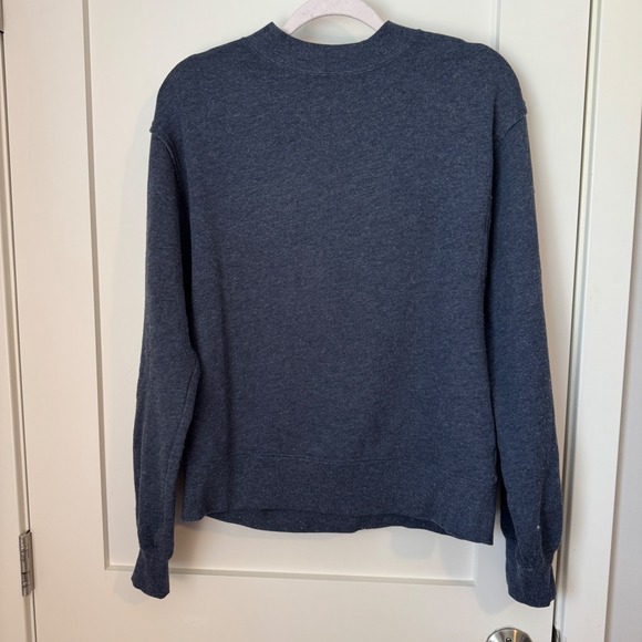 ALO Yoga Tops - Alo Yoga Crew Neck Pullover Sweatshirt Heather Navy Blue Womens Small